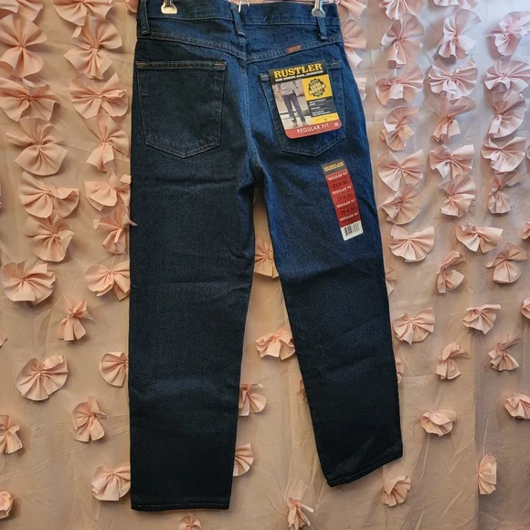 Nwt Vintage RUSTLER By Wrangler Mens Jeans Regular Fit Straight Leg 29x30 - Picture 4 of 12